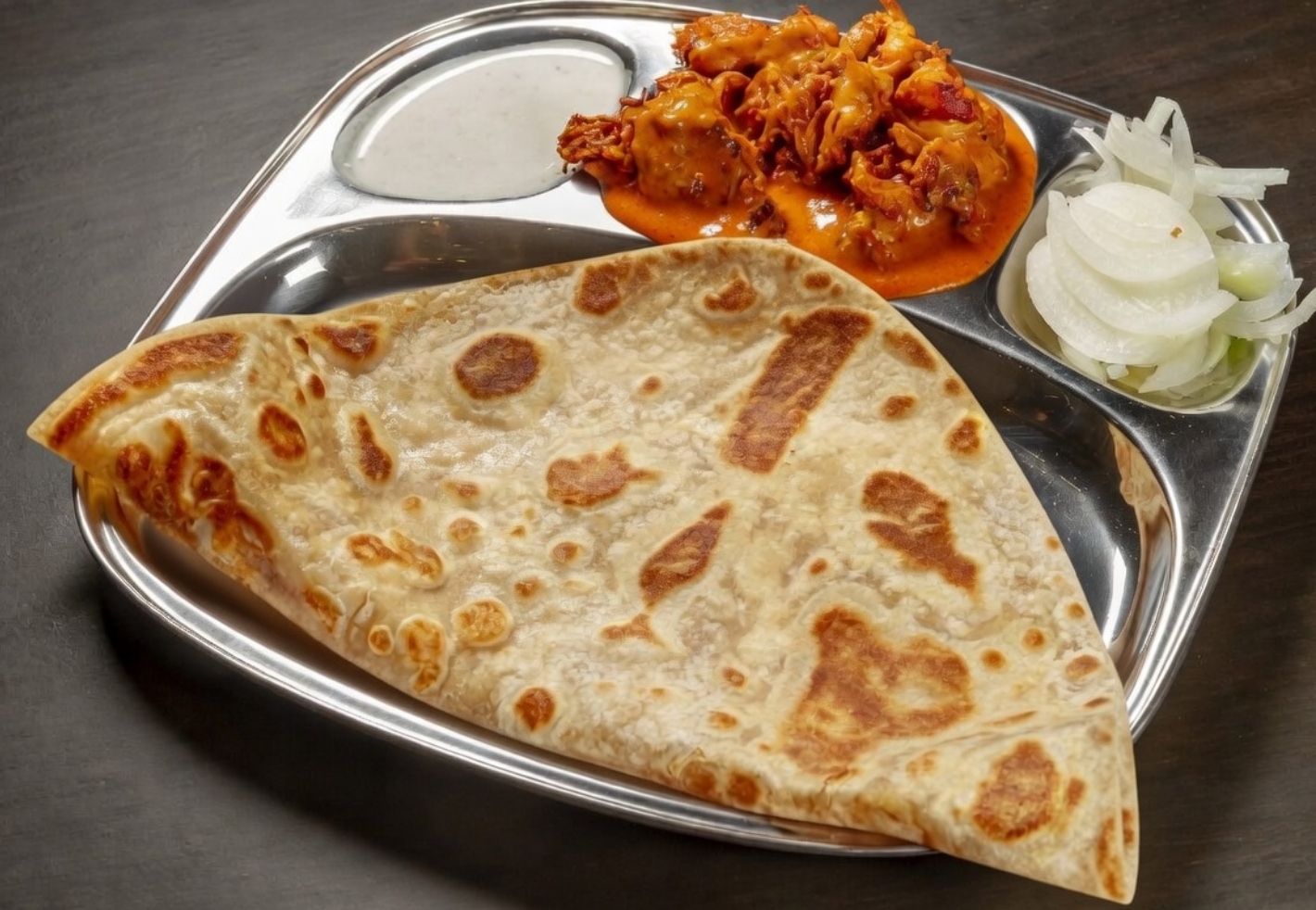 Butter Chicken Paratha